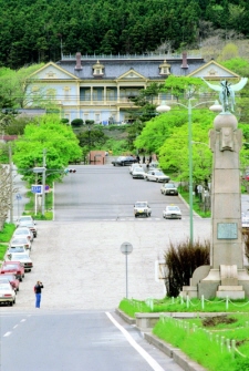 基坂通り旧函館地区公会堂の外観の写真