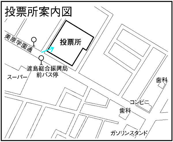 北海道渡島合同庁舎道民ホールの地図画像