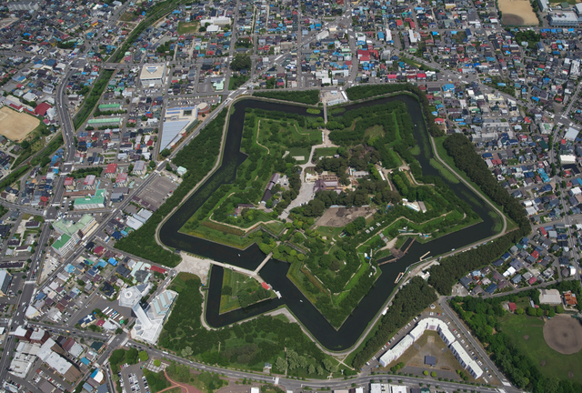 五稜郭全景写真