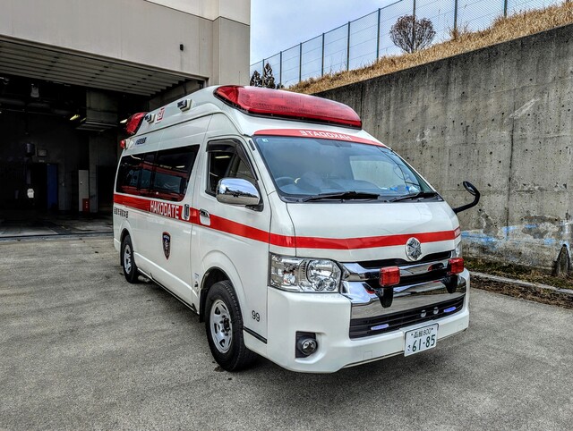 函館市東消防署 小安救急車