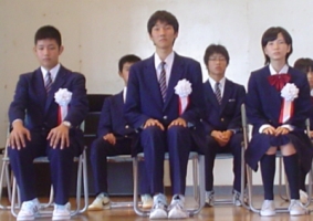 生徒会選挙の写真 生徒会選挙の写真