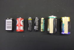 乾電池の写真