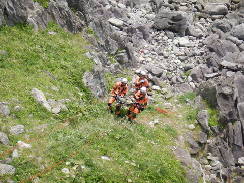 山岳救助訓練２