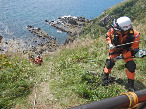 山岳救助訓練１