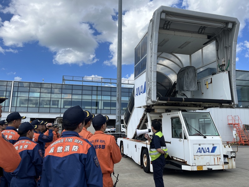 航空機火災活動研修２