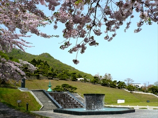 元町配水場の構内の写真