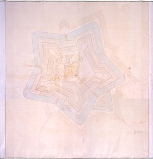 五稜郭平面図の写真