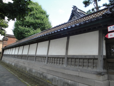 高龍寺土塀の写真