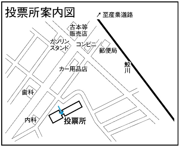 南本通小学校の地図画像