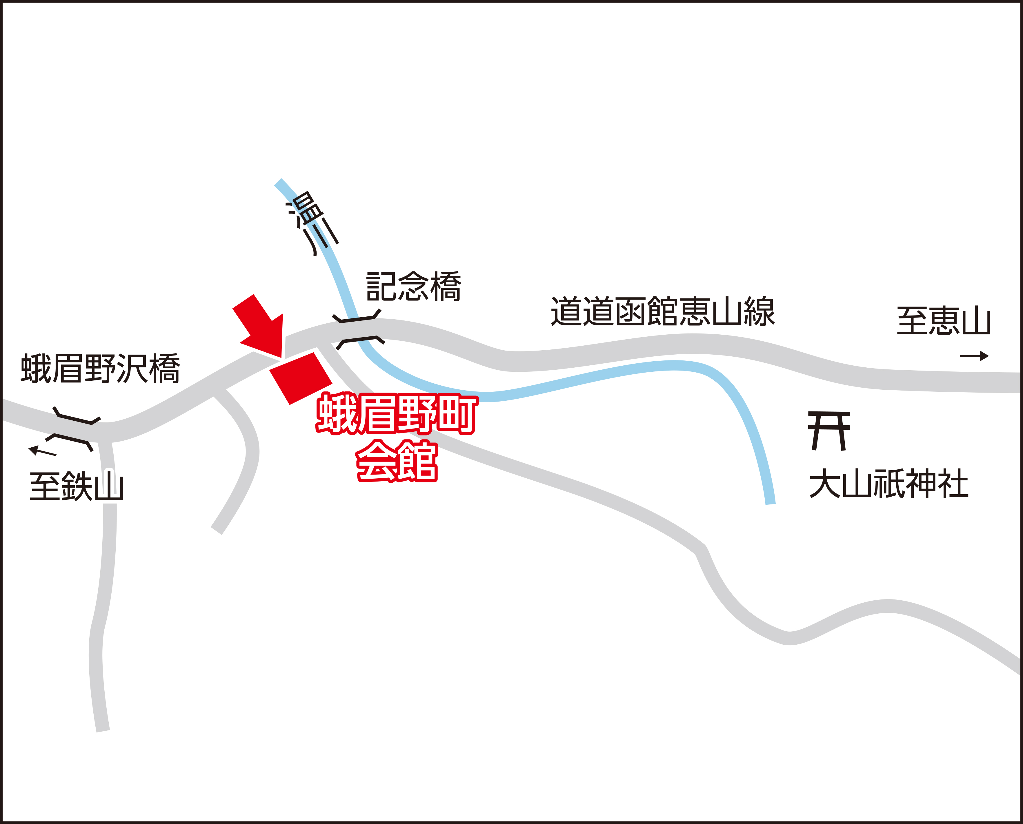 蛾眉野町会館の地図画像