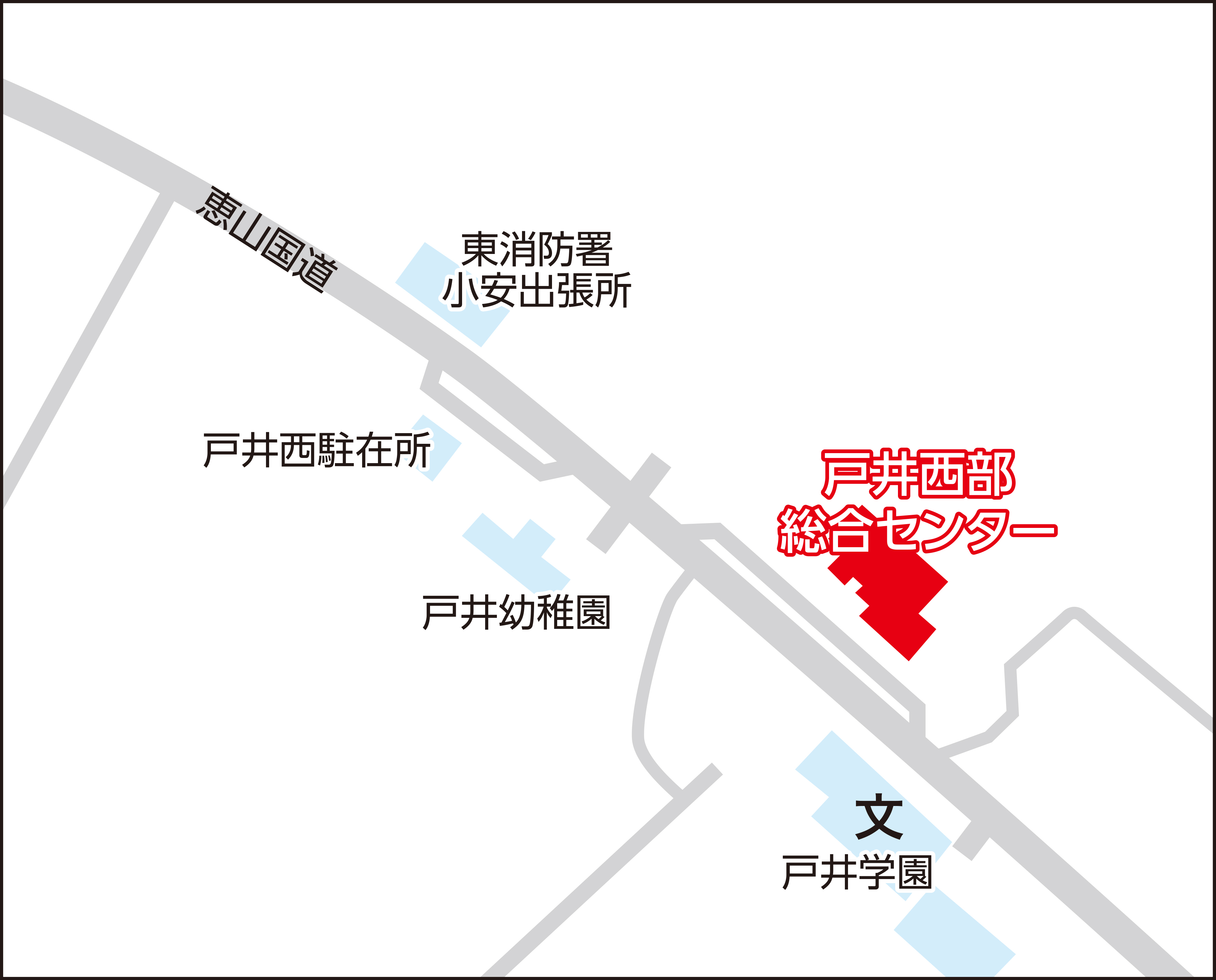 函館市戸井西部総合センターの地図画像