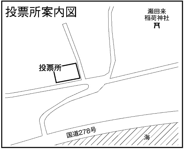 瀬田来会館の地図画像