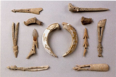 恵山文化期骨角器製品等(旧能登川コレクション)の写真