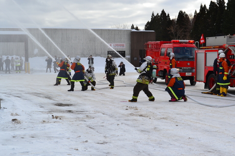 文化財防火デーに係る消防訓練