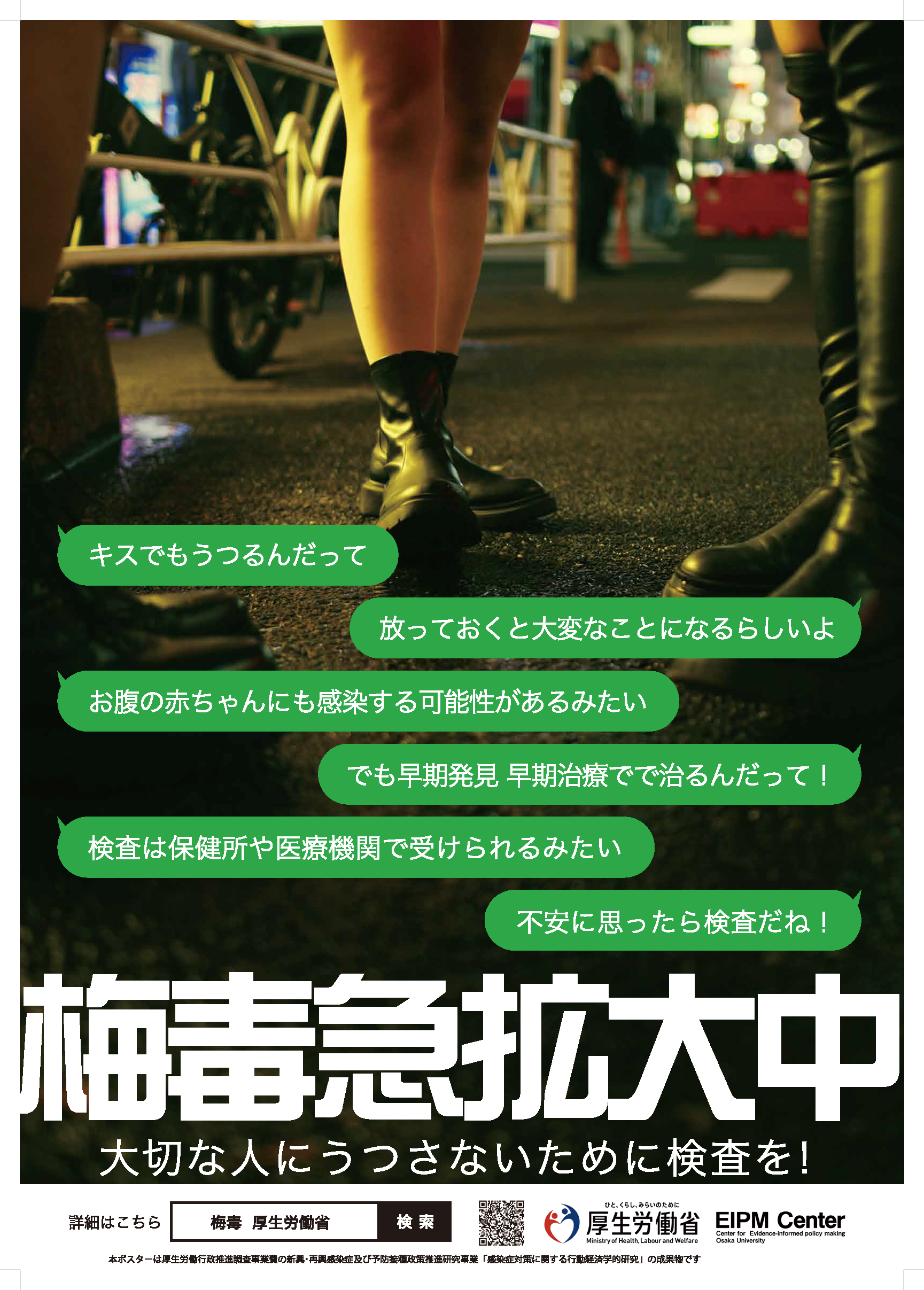 梅毒啓発ポスター画像