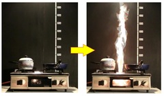 ガスこんろグリル火災