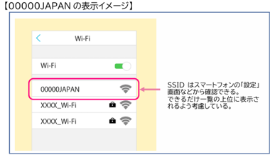 00000JAPAN表示イメージ